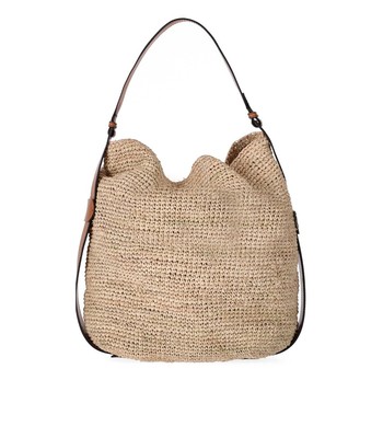 Dsquared2 Jungle Rafia Beige Shoulder Bag Женщина