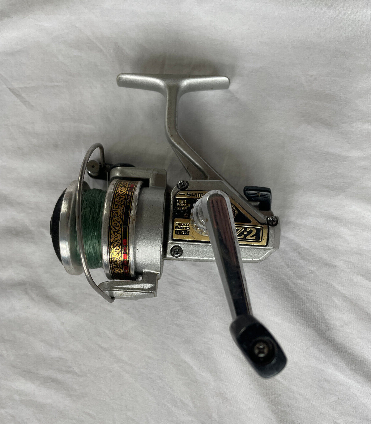 Very Nice Shimano Z-2 3.4:1 Ratio Spinning Reel Works Very Nice Shimano Z-2 3.4:1 Ratio Spinning Reel Works
