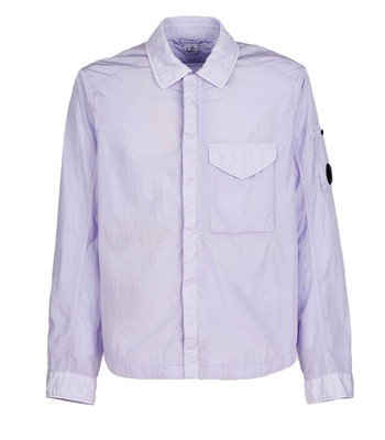 

Cp Company Chrome-r Сиреневая верхняя рубашка для мужчин, Lilac, 14CMOS041A-005904G-750