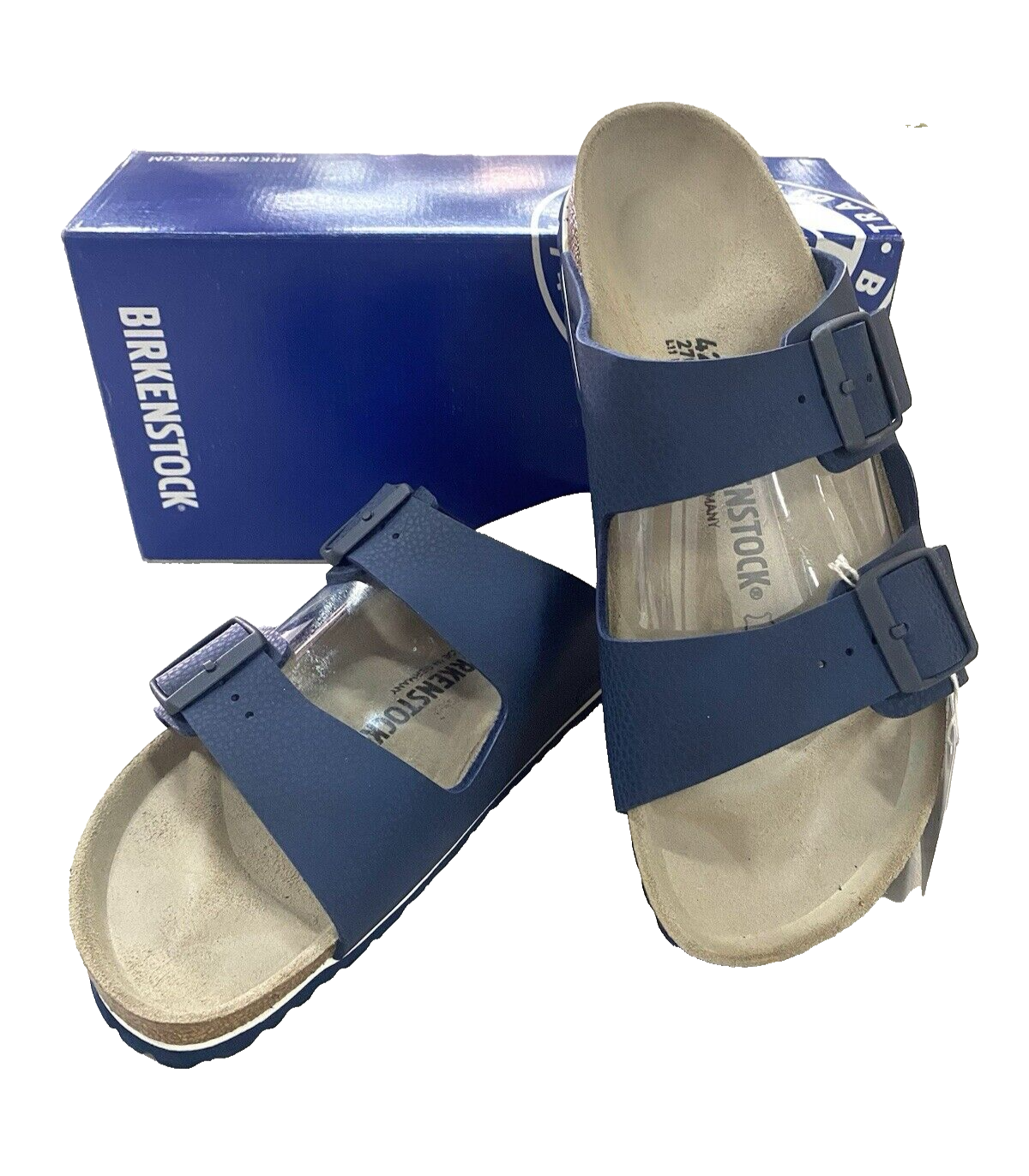 Birkenstock Arizona Men's Size 9 (EU42)N Fit Blue Birko-Flor