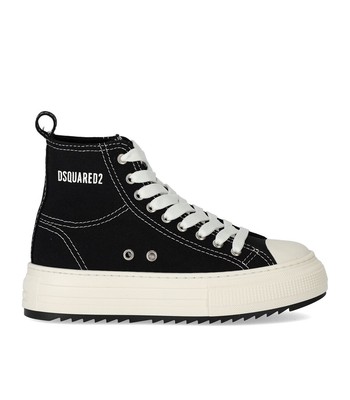 

Женские черные кроссовки Dsquared2 Berlin с логотипом, Черный, SNW0231-25406362-M2657