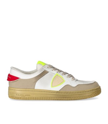 

Philippe Model Lyon Low White Red Sneaker Man, Белый, LYLU-CP07