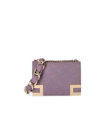 

Elisabetta Franchi Candy Violet Monogram Small Crossbody Bag Woman Женщина, BS04A36E2-BI3