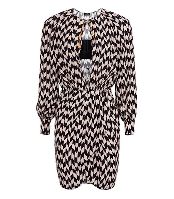 

Платье Elisabetta Franchi Black Butter Georgette для женщин, Черный