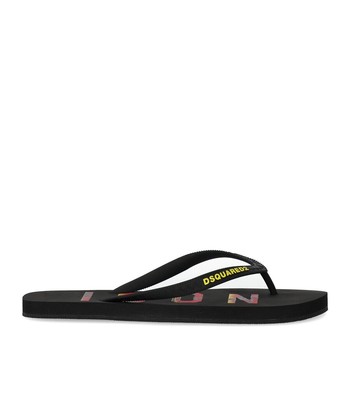 

Dsquared2 Icon Закат Черные Вьетнамки Мужчина, Черный, FFM0001-17206270-M652