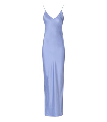 

Essentiel Antwerp Divergent Голубое длинное платье для женщин, Light blue
