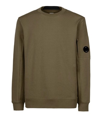 

Cp Company Diagonal Raised Fleece Military Green Sweatshirt Man, Зеленый