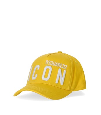 

Dsquared2 Be Icon Желтая бейсболка мужчина, Желтый, BCM0412-05C00001-M2643