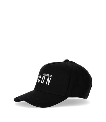 

Dsquared2 Be Icon Черная бейсболка с логотипом Man, Черный, BCM0413-05C04312-M063