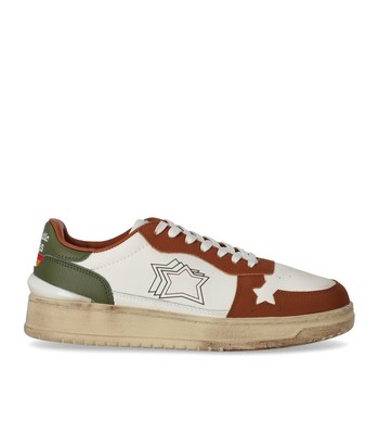 

Atlantic Stars Hokutoc White Light Brown Sneaker Мужские, Белый, HOKUTO-WYEG-AS11