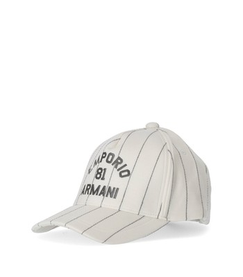 Emporio Armani Off-white Бейсболка в тонкую полоску Мужская