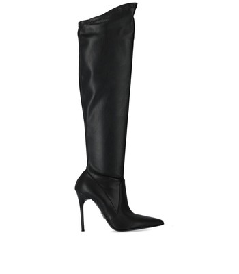 Sergio Levantesi Lupa Black Heeled High Boot Woman Женщина