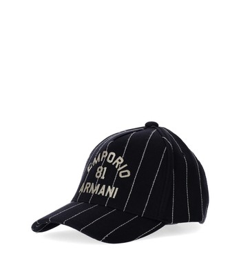 

Синяя бейсболка в тонкую полоску Emporio Armani Мужская, Синий, 627525-3R592-00035