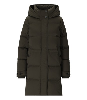 

Зеленая женская парка Woolrich Alsea Puffy в стиле милитари, Зеленый, CFWWOU0697FRUT1148-614