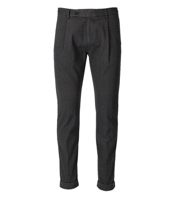 

Berwich Retro Elax Check Пепельно-серые мужские брюки, Grey, PU12RETROELAX-GDOL0814