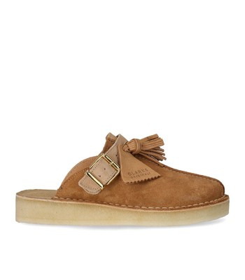 

Женские бежевые сабо Clarks Trek, Бежевый, 26169975