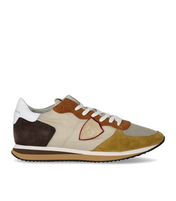 

Philippe Model Trpx Low Beige Cognac Sneaker Мужские, Бежевый, TZLU-W108