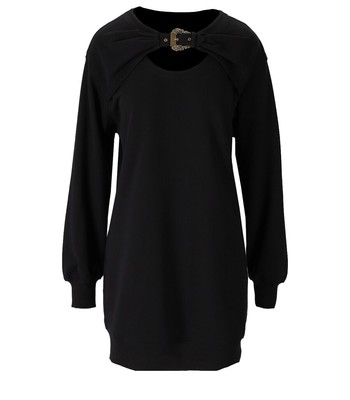 

Versace Jeans Couture Heavy Basic Black Dress Женщина, Черный