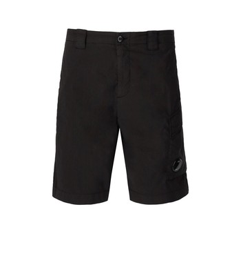 

Cp Company 50 Fili Stretch Черные шорты карго-бермуды Мужские, Черный