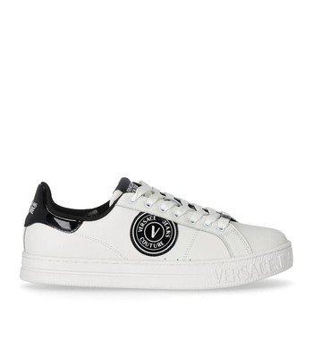 

Versace Jeans Couture Court 88 V-emblem White Sneaker Man, Белый, 74YA3SK1-ZP258-L02