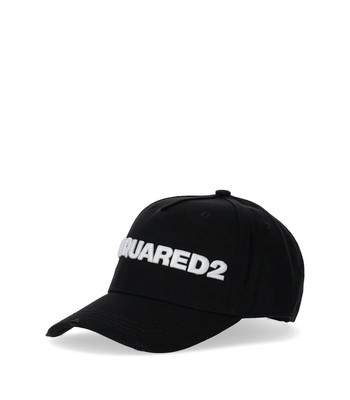 

Dsquared2 Логотип Черно Белая Бейсболка Мужчина, Черный, BCM0028-05C00001-M063