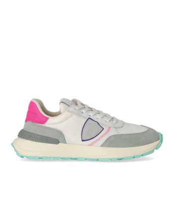 

Philippe Модель Antibes Mondial Pop White Fuchsia Sneaker Woman, Белый, ATLD-WP21