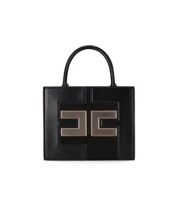 

Elisabetta Franchi Черная Маленькая Сумка С Сетчатым Логотипом Женщина, BS12A36E2-110