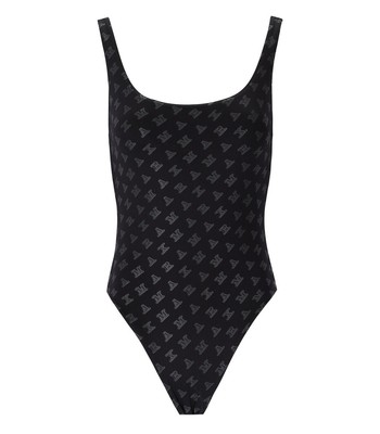 Max Mara Beachwear Clarice Black Swimsuit Woman