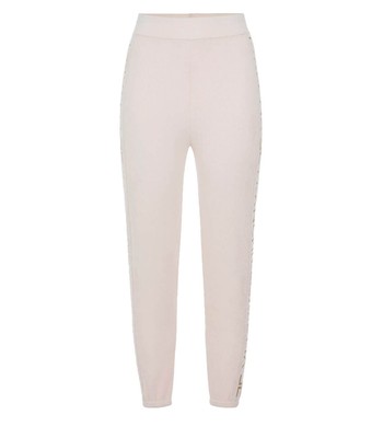 

Женские спортивные штаны с логотипом Elisabetta Franchi Butter, Бежевый, KP26S26E2-U69