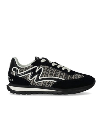 

Marc Jacobs The Monogram Jogger Beige Black Sneaker Woman, Бежевый, M9002373-005