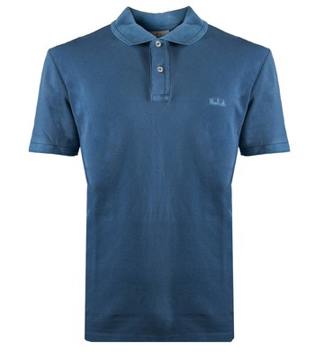 

Woolrich Mackinack Indigo Blue Polo Shirt Мужчина, Синий, CFWOPO0035MRUT1483-31028