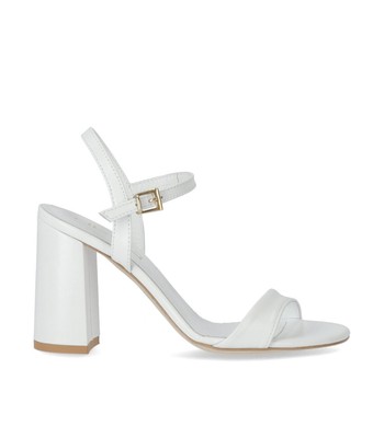 

Женские сандалии Ncub White Heeled Sandal, Белый, FUNNY57/W