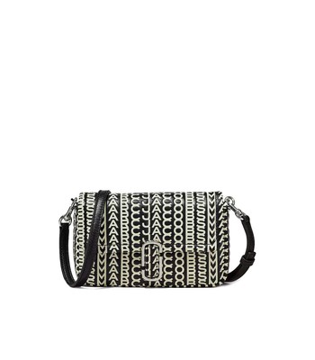 

Marc Jacobs The Monogram J Marc Mini Black White Bag Woman, H965L03FA22-005