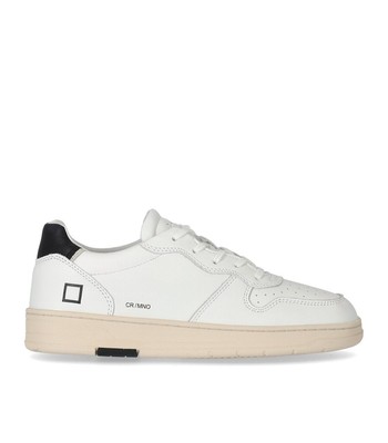 Date Court Mono White Black Sneaker Man