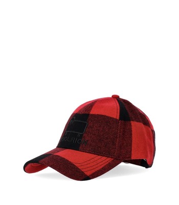 

Woolrich Бейсболка в красную черную клетку унисекс, Красный, CFWOAC0191MRUT3046-5321
