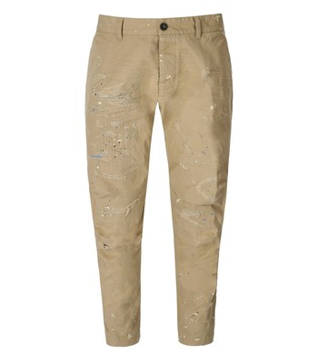 

Dsquared2 Skipper Бежевые Брюки Мужчина, Бежевый, S74KB0820-S41794-111