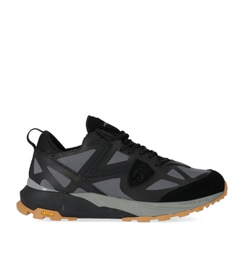 

Philippe Model Rocx Low Black Grey Sneaker Мужские, Черный, RXLU-TP05