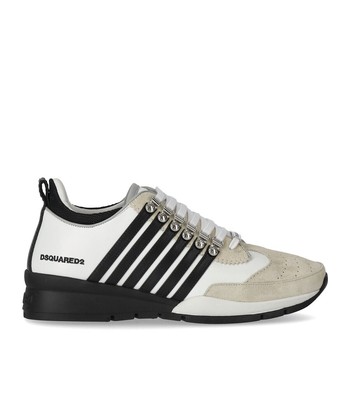 

Мужские кроссовки Dsquared2 Legendary Suede White Black, Черный, SNM0300-01602625-M072