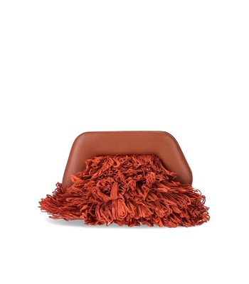 

Женский клатч Themoirè Gea Curly Straw Light Brown, TMSS23GCP48