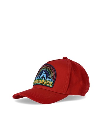 

Dsquared2 Patch Brick Красная бейсболка Мужчина, Красный, BCM0580-05C00001-5096