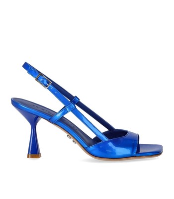 Sergio Levantesi Ilenia Electric Blue Heeled Sandal Woman Женщина