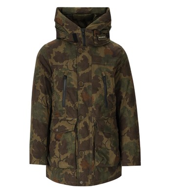 

Мужская зеленая парка Woolrich Mitchell с арктическим камуфляжем, Зеленый, CFWOOU0865MRUT3600-6607