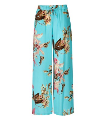 Max Mara Beachwear Judit Blue Trousers Woman