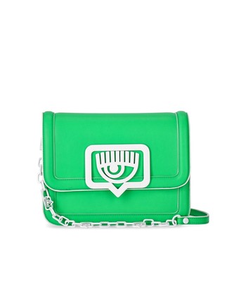 

Chiara Ferragni Eyelike Sketch Buckle Зеленая женская сумка через плечо, 74SB4BB1-ZS730-144