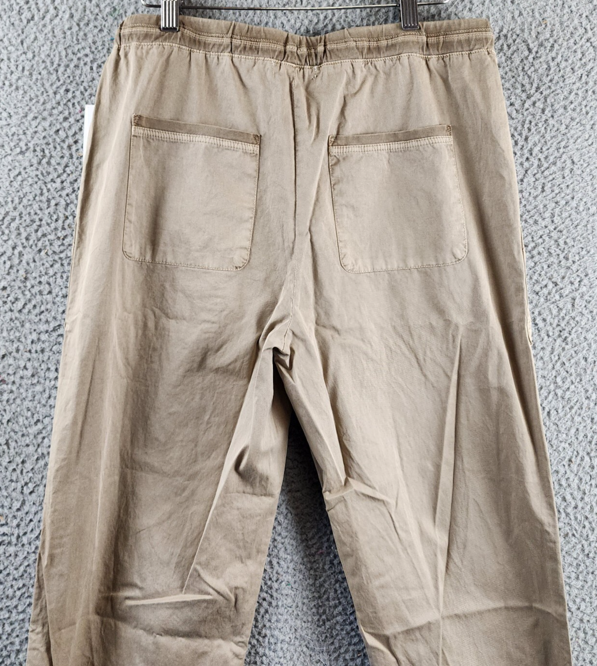 Velvet by Graham & Spencer Misty Drawstring Pants Women's XS Dune Brown Pull-On~ - Picture 13 of 13