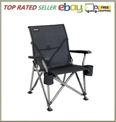Mac Sports Heavy Duty Folding Portable Camp Chair, Aluminum, 375 lb Capacity NEW