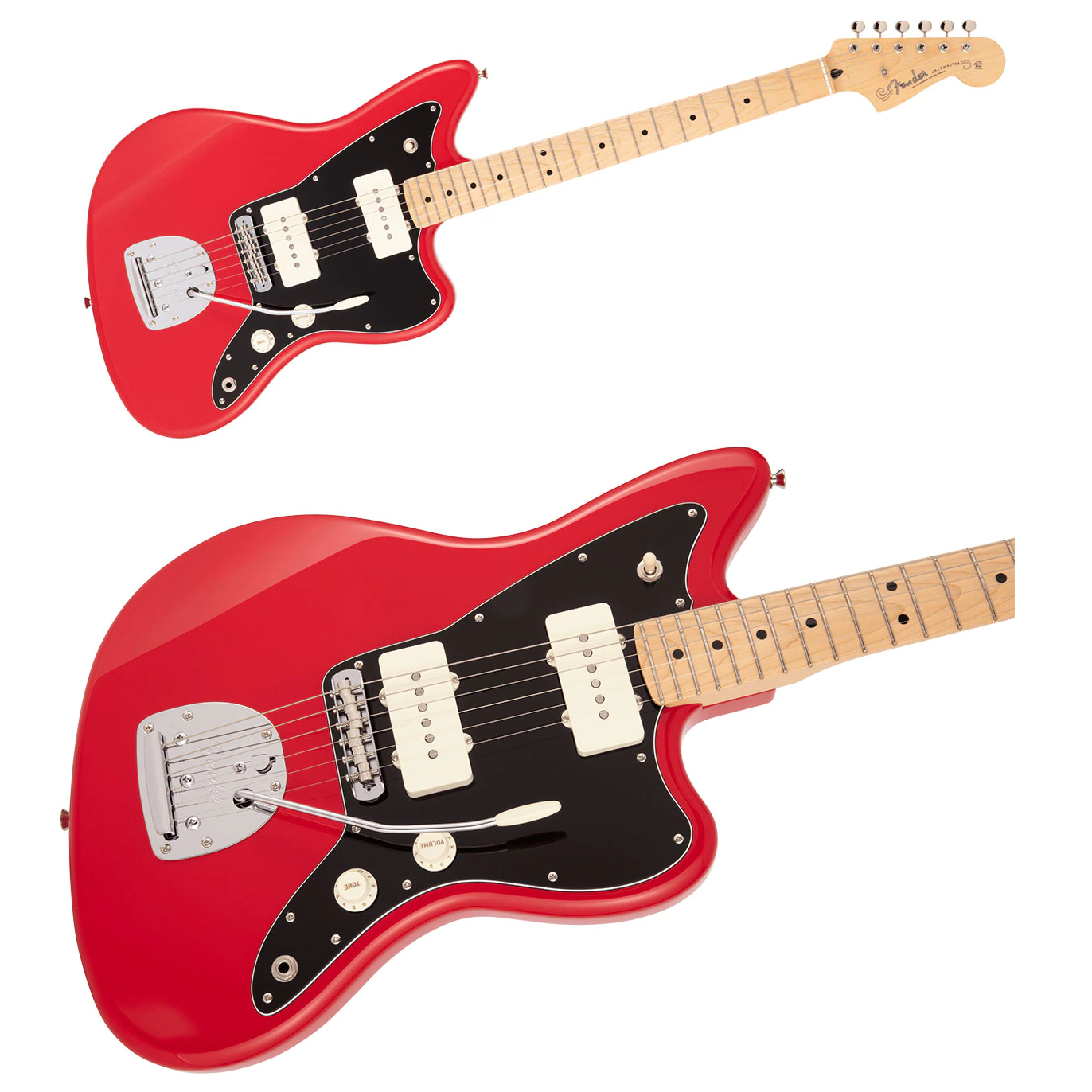 Fender Made in Japan Hybrid II Jazzmaster Maple Modena Red
