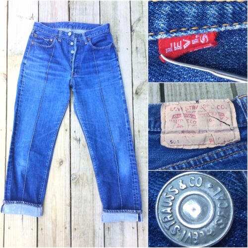 LEVIS 501XX Jeans RARE #4 True Vintage 60s Selvedge Redline LEVIS 501XX Jeans RARE #4 True Vintage 60s Selvedge Redline