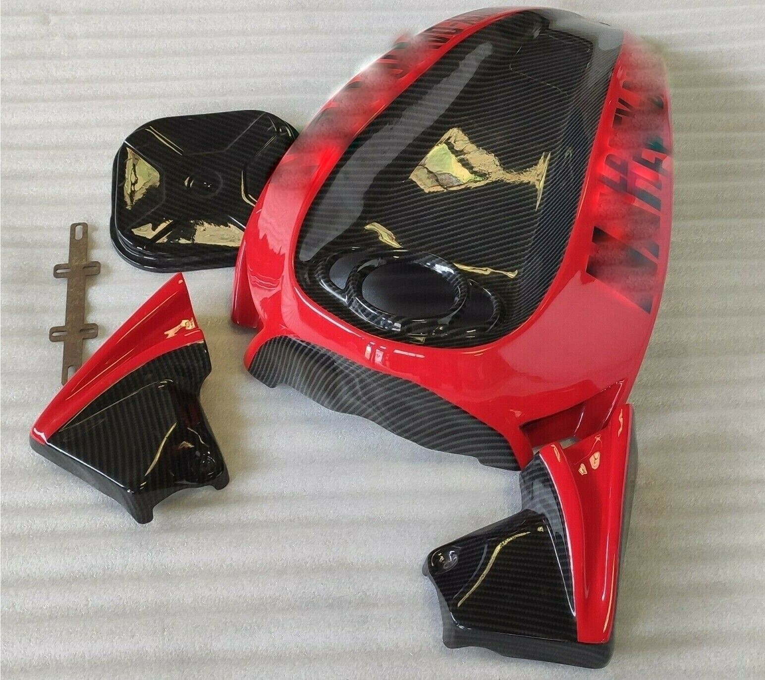 vrscdx タンク　エアボックス　マットブラック　黒 Gloss Black Side Frame Tank Covers For Harley Night Rod