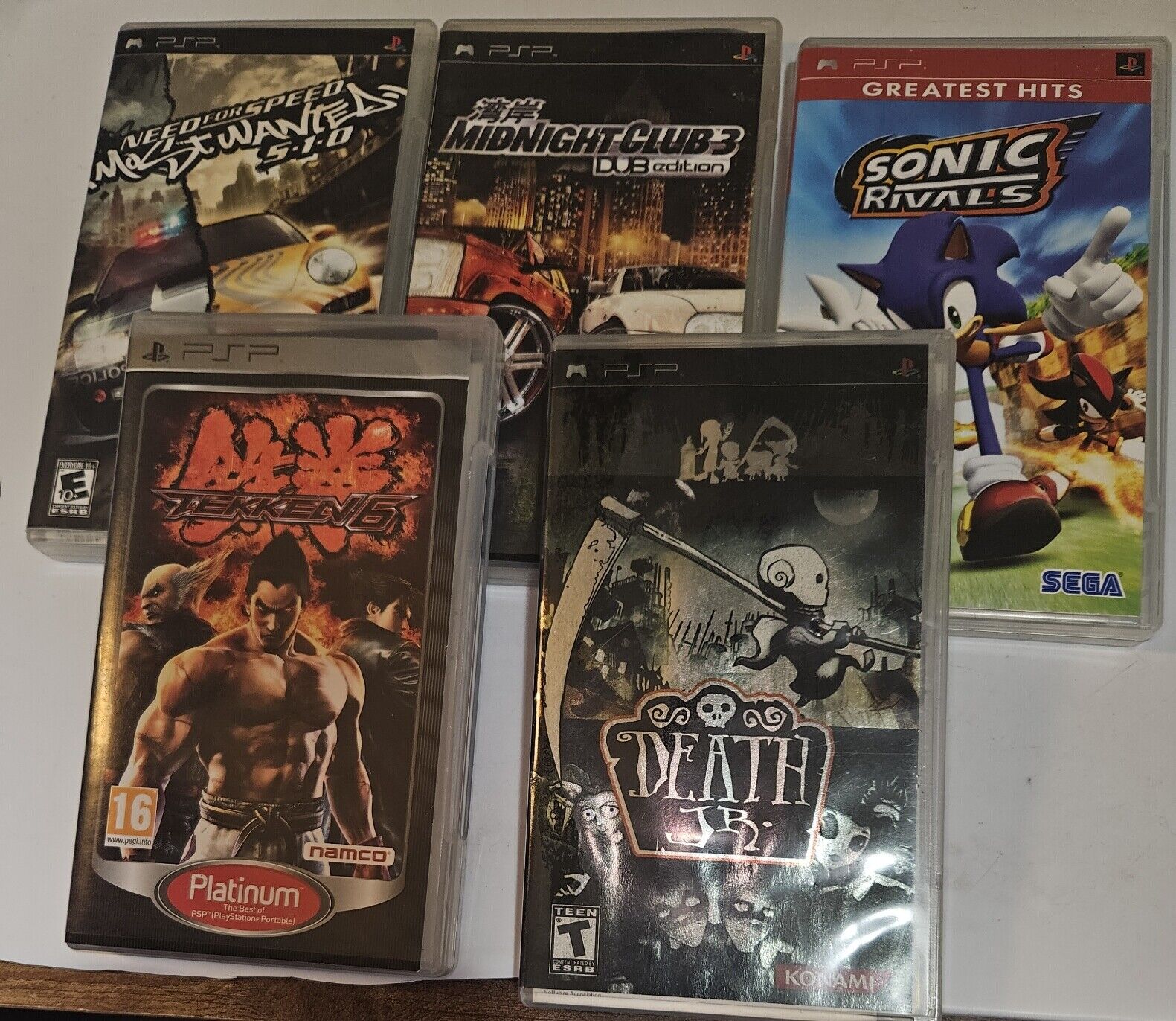 Sony PSP Game Cover Art and/or Manuals (some w/PSP BOX Sony PSP Game Cover Art and/or Manuals (some w/PSP BOX